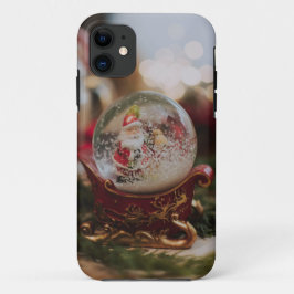 Red Glass Snow Ball iphone draagtas Case-Mate iPhone Case