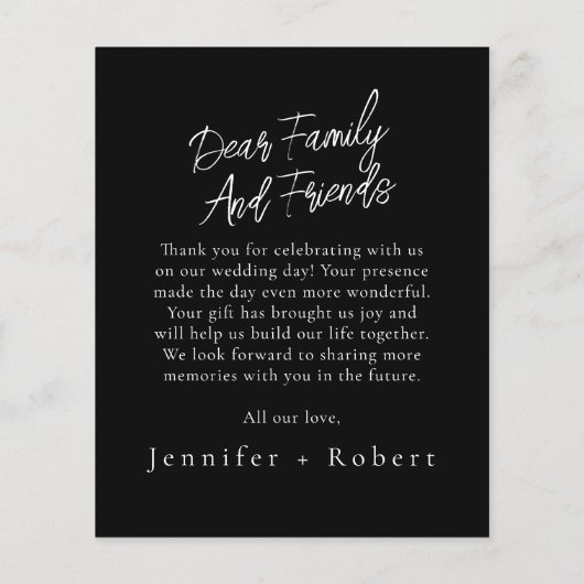 Red Glitter Budget Weddenschap Kaarten brochure (Achterkant)