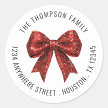 Red Glitter Coquette Bow Retournaam Adres