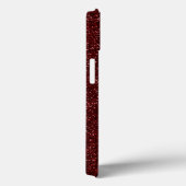 Red Glitter Effect 2 Case-Mate iPhone Case (Achterkant / Rechts)