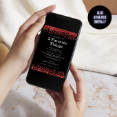 Red Glitter Favoriete Dingen Black Galentines Part Kaart