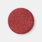 Red Glitter Glitz Magneet (Voorkant)