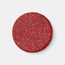 Red Glitter Glitz Magneet