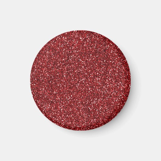 Red Glitter Glitz Magneet (Voorkant)