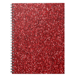 Red Glitter Glitz Notitieboek