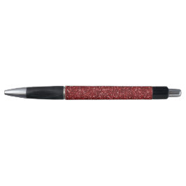 Red Glitter Glitz Pen