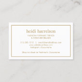 Red Glitter Heels Boutique, Poshmark verkoper Visitekaartje (Achterkant)