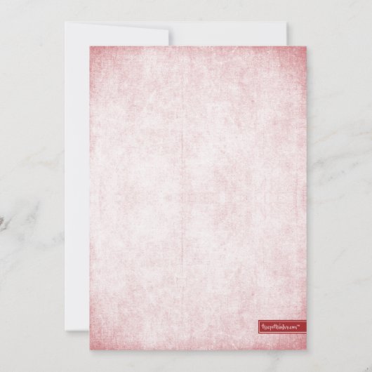 Red Glitter Kijk Bachelorette Kaart (Achterkant)