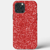 Red Glitter Kijk Case-Mate iPhone Case (Achterkant)