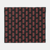Red Glitter Klasse van 2025 Fleece Deken (Voorkant (Horizontaal))