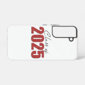 Red Glitter Klasse van 2025 Samsung Galaxy Hoesje (Achterkant horizontaal)