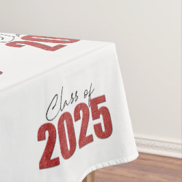 Red Glitter Klasse van 2025 Tafelkleed