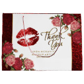 Red Glitter Lipstick en Rozen - Hartelijk dank Groot Cadeauzakje (Achterkant)