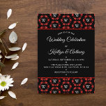 Red Glitter Monogram Poker Chip Casino Wedding Kaart<br><div class="desc">Viel in stijl met deze geweldige huwelijksuitnodigingen. Het moderne en zeer trendy ontwerp is perfect voor een bruiloft in geweldige Las Vegas of een casino. De formulering is gemakkelijk te personaliseren en uw gasten zullen zo enthousiast zijn om deze uitnodigingen in de post te krijgen.</div>