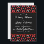 Red Glitter Monogram Poker Chip Casino Wedding Kaart<br><div class="desc">Vier in stijl met deze fantastische uitnodigingen voor huwelijksrepetities. Het moderne en zeer trendy design is perfect voor een bruiloft in het fantastische Las Vegas of een casino locatie. De bewoording is gemakkelijk te personaliseren en uw gasten zullen zo opgewonden zijn om deze uitnodigingen in de mail te krijgen. Overeenkomende...</div>
