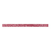 Red Glitter Pattern kijk-like Satijnen Lint (Voorkant)