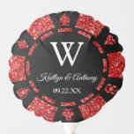 Red Glitter Poker Chip Casino Wedding Ballon<br><div class="desc">Viel in stijl met deze trendy pokerspaanballon. Het ontwerp is gemakkelijk te personaliseren met je eigen formulering en je familie en vrienden zullen enthousiast zijn als ze deze geweldige partijballon zien.</div>