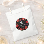 Red Glitter Poker Chip Casino Wedding Bedankzakje<br><div class="desc">Viel in stijl met deze moderne en zeer trendy trouwloten tassen. Dit ontwerp is gemakkelijk te personaliseren met uw speciale gebeurtenisformulering en uw gasten zullen enthousiast zijn wanneer zij deze fantastische gunsttassen ontvangen. Overeenkomende objecten zijn te vinden in het collectie.</div>