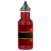 Red Glitter Sequin Disco 32. oz. Waterfles (Links)