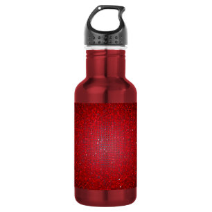 Red Glitter Sequin Disco 32. oz. Waterfles