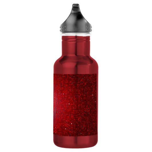 Red Glitter Sequin Disco 32. oz. Waterfles (Rechts)