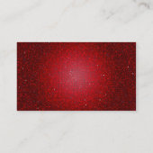 Red Glitter Sequin Disco Glitz Visitekaartje (Achterkant)