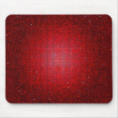 Red Glitter Sequin Disco Personalized Mousepad Muismat (Voorkant)