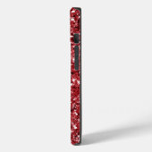 Red Glitter Sparkle Case-Mate iPhone Case (Achterkant / Links)