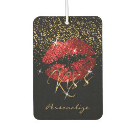 Red Glitter Sparkle Lips Luchtverfrisser