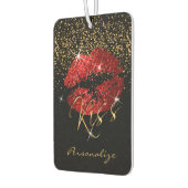 Red Glitter Sparkle Lips Luchtverfrisser (Links)