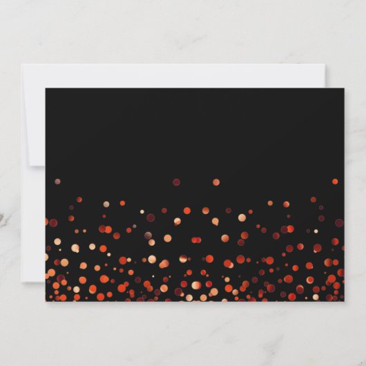 Red Glitter zal je mijn uitnodiging zijn. (Achterkant)