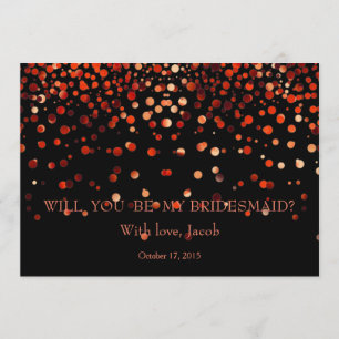 Red Glitter zal je mijn uitnodiging zijn.