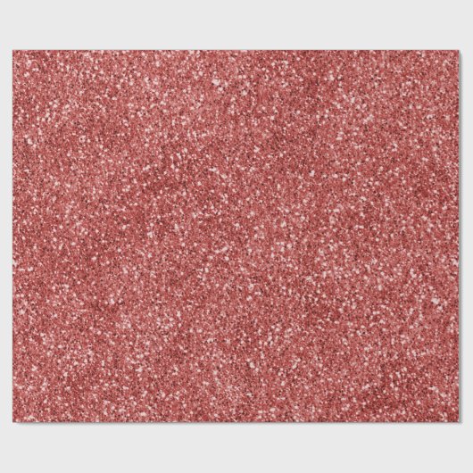 Red Glitz Glitter Cadeaupapier (Vlak)