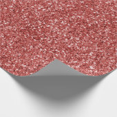 Red Glitz Glitter Cadeaupapier (Hoek)