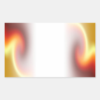Red Glory Fade Rechthoekige Sticker
