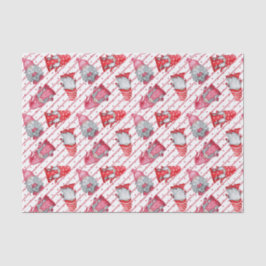 Red Gnome kerst Tissuepapier