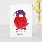 Red Gnome: We doen dit samen Kaart (Gele Bloem)