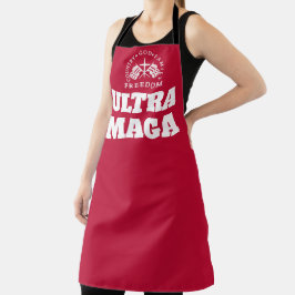 Red God Family Country Freedom ULTRA MAGA Schort