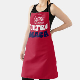 Red God Family Country Freedom ULTRA MAGA Schort