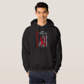 Red Goddaughter Heart Disease Awareness Flag Match Hoodie (Voorkant volledig)