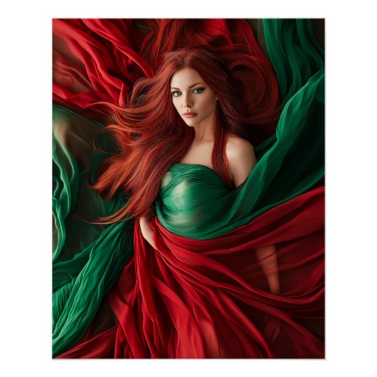 Red Goddess Perfect Poster (Voorkant)