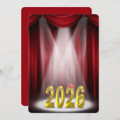 Red & Gold 2025 Afstuderen in de schijnwerpers Kaart (Voorkant / Achterkant)