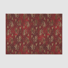  Red Gold Art Deco Grafisch Tissuepapier