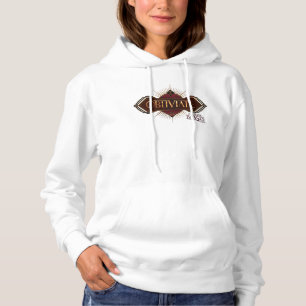Red & Gold Art Deco Obliviate Spell Grafisch Hoodie