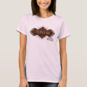 Red & Gold Art Deco Obliviate Spell Grafisch T-shirt (Voorkant)