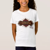 Red & Gold Art Deco Obliviate Spell Grafisch T-shirt (Voorkant)