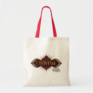 Red & Gold Art Deco Obliviate Spell Grafisch Tote Bag