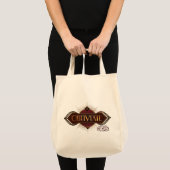 Red & Gold Art Deco Obliviate Spell Grafisch Tote Bag (Voorkant (product))
