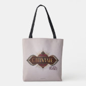 Red & Gold Art Deco Obliviate Spell Grafisch Tote Bag (Achterkant)