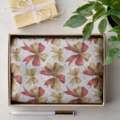 Red Gold Bows Christmas Tissuepapier (Geschenk)